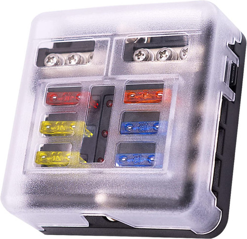 Way marine fuse - 6-way, block