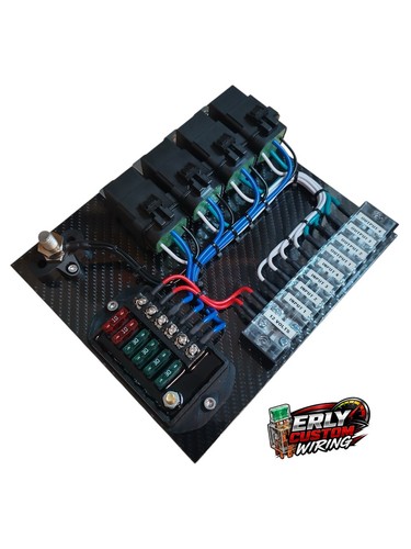 Race car fuse relay panel - race, fuse/relay
