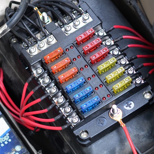 Way blade fuse box block - 12,