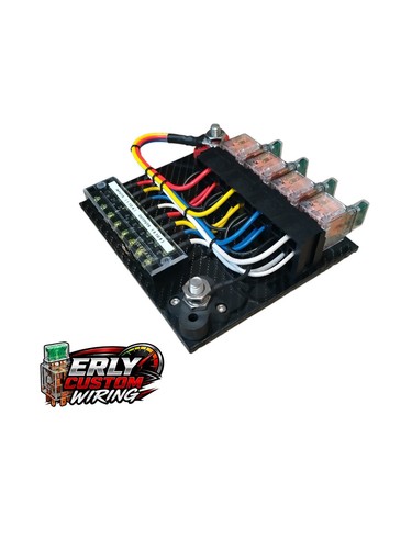 Race car fuse relay panel - car, fuse/relay