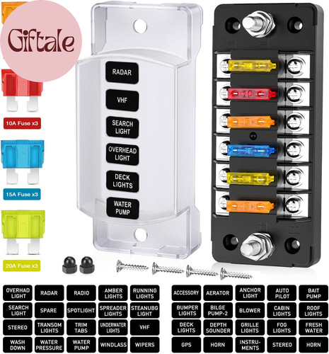 Way fuse block 24v - dc, atc