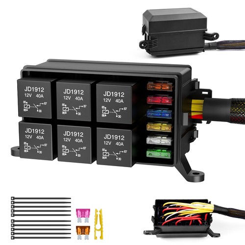 12v automotive relay box - automotive, box,