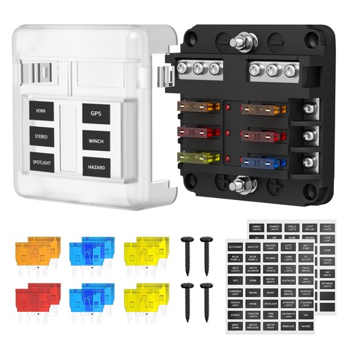 12v fuse block - 12v, way