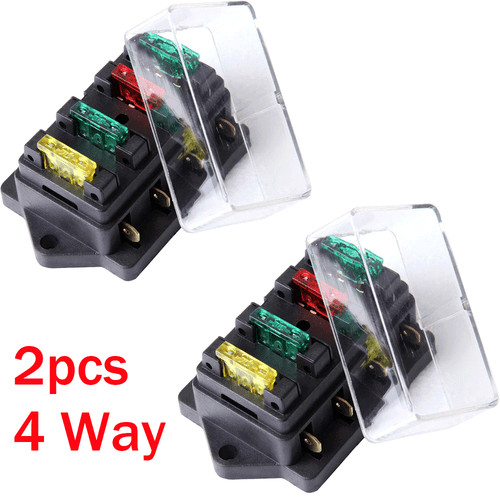 4way blade fuse box - 2*4way,