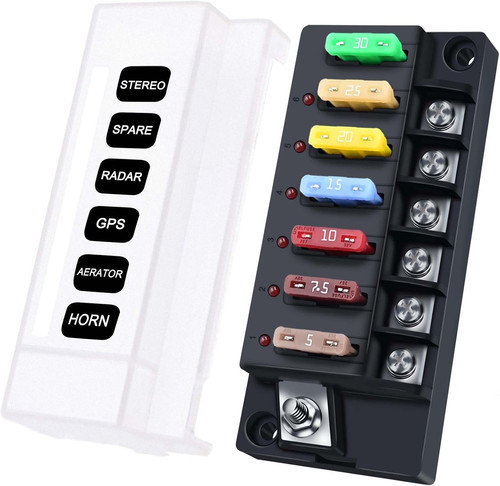 12v fuse block - fuse, circuits