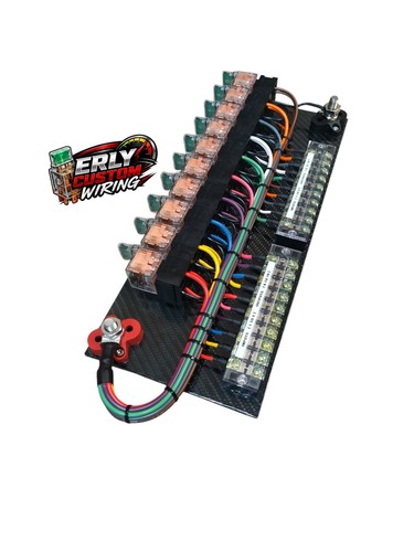Race car fuse relay panel - car,