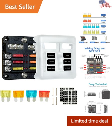 Versatile circuit fuse panel - versatile, 6-circuit