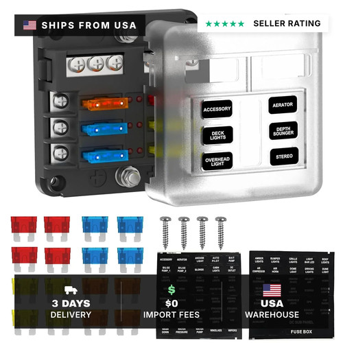 Way fuse block box - 6,