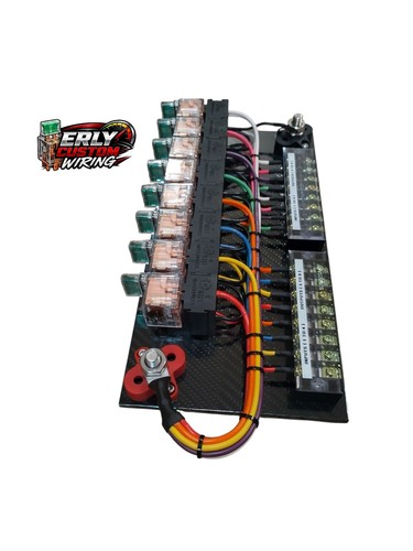 Race car fuse relay panel - race,
