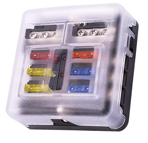 Way marine fuse block - 6-way,