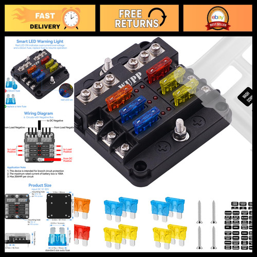 Waterproof 12v fuse - 12v,